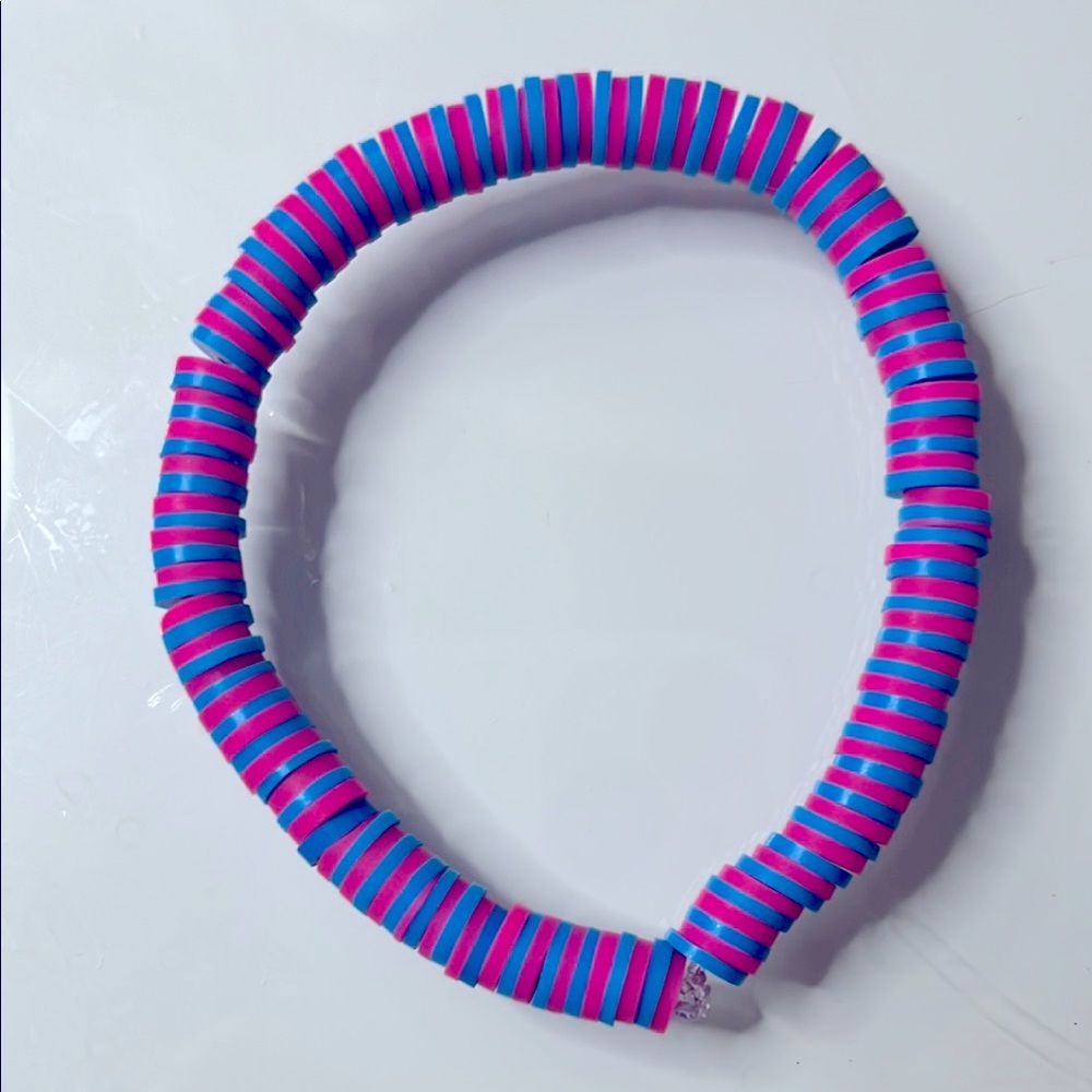 Clay bead bracelet